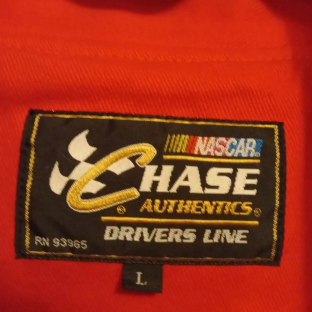 NASCAR Chase Authentics Drivers Line DuPont #24 Flame Sleeve Snap Front Coat L - Picture 5 of 6